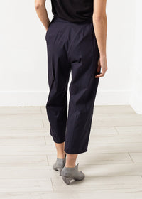 Thumbnail for Wide Cropped Trouser in Navy