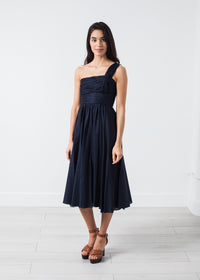 Thumbnail for One Shoulder Dress in Navy