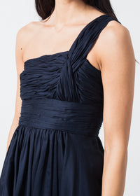 Thumbnail for One Shoulder Dress in Navy