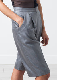 Thumbnail for Silk Shorts in Grey