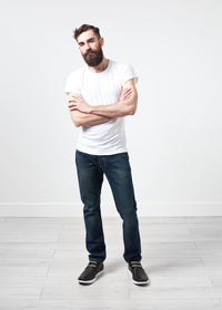 Thumbnail for Comfort Tee in White Linen