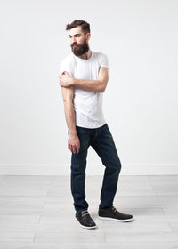 Thumbnail for Comfort Tee in White Linen