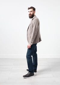 Thumbnail for Zepo Brushed Cotton Blazer