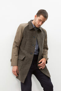 Thumbnail for Raglan Maniche Coat in Olive