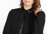 Thumbnail for Fleece Jersey Dress in Black