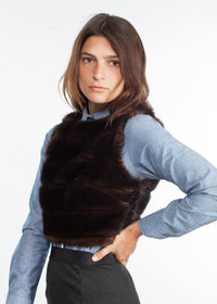 Thumbnail for Chambray Boyfriend Shirt in Blue