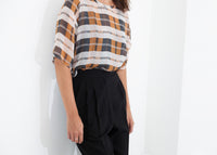 Thumbnail for Contrast Cuff Pant in Black