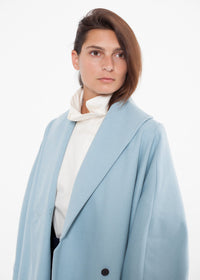 Thumbnail for Full Collar Poplin Blouse in Off White