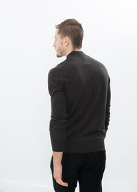 Thumbnail for Merino Knit Turtleneck in Cavern