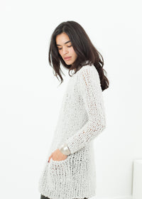 Thumbnail for Bulk Stitch Cardigan in Cloud