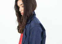 Thumbnail for Sateen Trench in Navy