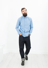 Thumbnail for British Officer's Shirt in Sky Blue