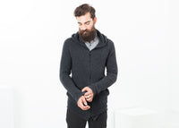 Thumbnail for Pill Zip Sweater in Anthracite