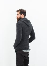 Thumbnail for Pill Zip Sweater in Anthracite