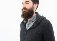 Thumbnail for Pill Zip Sweater in Anthracite