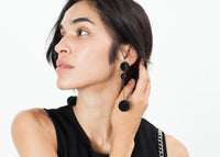 Thumbnail for Drop Cluster Earring in Black