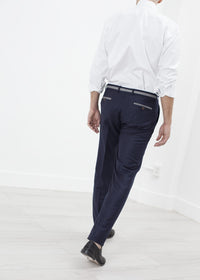 Thumbnail for Sinclair Trouser in Navy Stripe