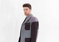 Thumbnail for Crazy Mallory Jacket in Blue Mix