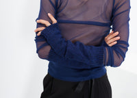 Thumbnail for Pikki Mittens in Blue