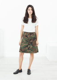 Thumbnail for Military Skirt in Camo
