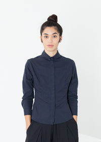 Thumbnail for Wrinkled Tux Shirt in Navy