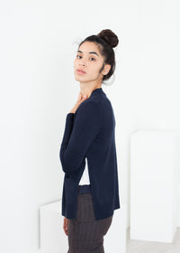 Thumbnail for Square Cardigan in Navy