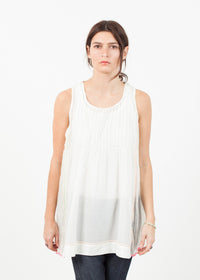 Thumbnail for Babydoll Tank in White