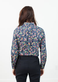 Thumbnail for Long Sleeve Blouse in Black/Floral