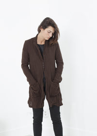 Thumbnail for Ghost Wool Jacket in Brown