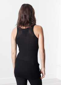 Thumbnail for Easy Ribbed Tank in Black