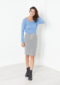 Thumbnail for Tencel Jersey Mini in Heather Grey