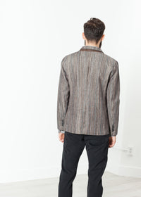 Thumbnail for Watercolor Sport Jacket in Brown/Blue