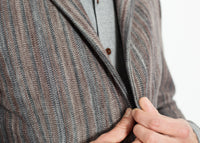 Thumbnail for Watercolor Sport Jacket in Brown/Blue