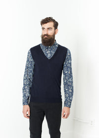 Thumbnail for Basic Gilet in Navy