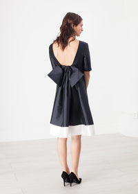 Thumbnail for Tie Dress in Navy