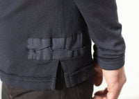 Thumbnail for Cotton Henley in Blue Grey