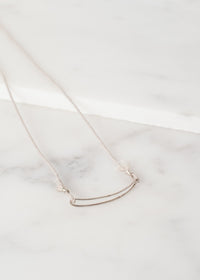 Thumbnail for Bracelet 85 in Grey Silk/Silver