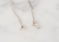 Thumbnail for Bracelet 85 in Grey Silk/Silver