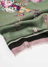 Thumbnail for Floral Cashmere Scarf