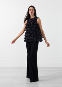 Thumbnail for Organza Ruffle Top