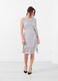 Thumbnail for Chiffon Draped Dress