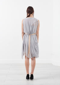 Thumbnail for Chiffon Draped Dress