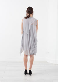 Thumbnail for Chiffon Draped Dress