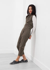 Thumbnail for Sleeveless Harem Flightsuit