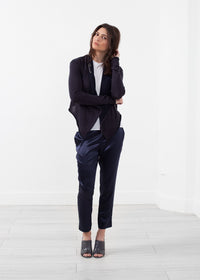 Thumbnail for Draped Neck Cardigan