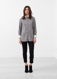 Thumbnail for Striped Tuxedo Shirt