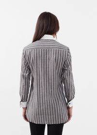 Thumbnail for Striped Tuxedo Shirt