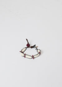 Thumbnail for Garnet Bracelet in Frothy Pearl