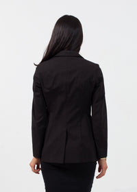 Thumbnail for Double Pocket Blazer in Black