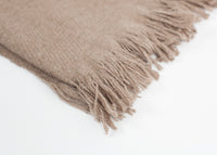 Thumbnail for Cashmere Tassel Blanket in Brown